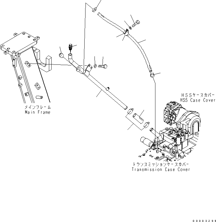 Шланг 07260-23211 KOMATSU