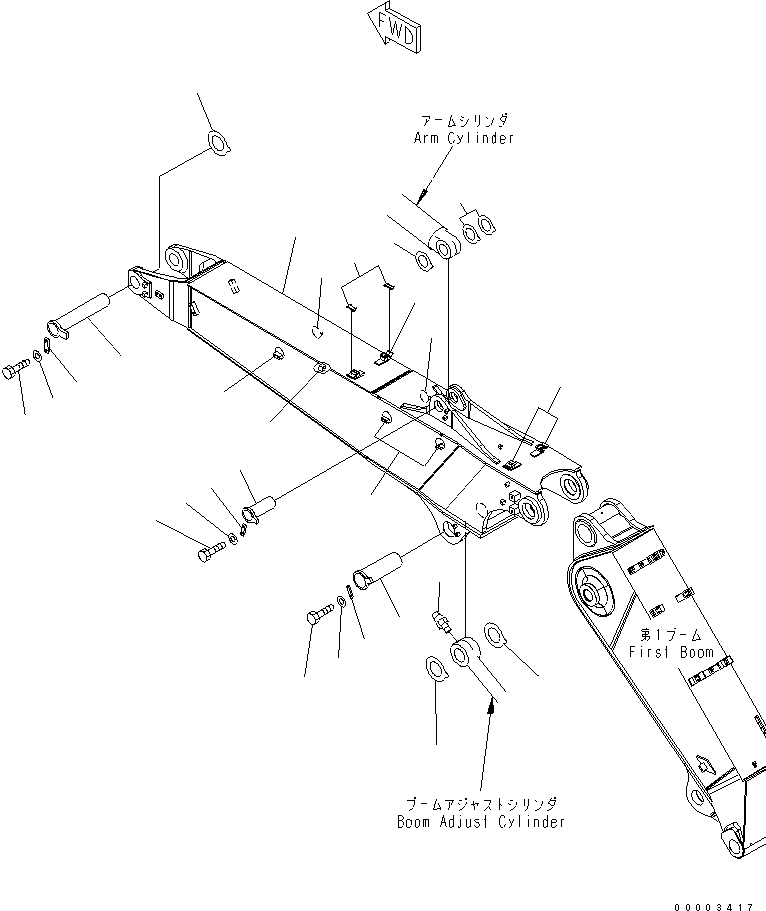 Распорка t=2.0мм 207-70-72391 KOMATSU