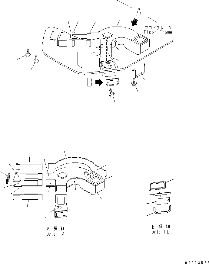 Декоративная накладка 421-07-23720 KOMATSU
