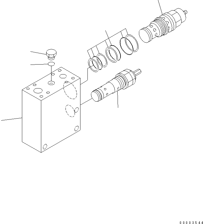VALVE ASS'Y,PRIORITY 427-60-25200 KOMATSU