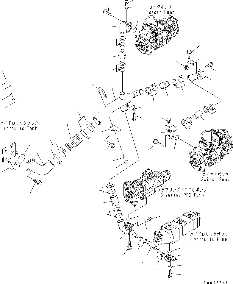 Шланг 07260-28718 KOMATSU