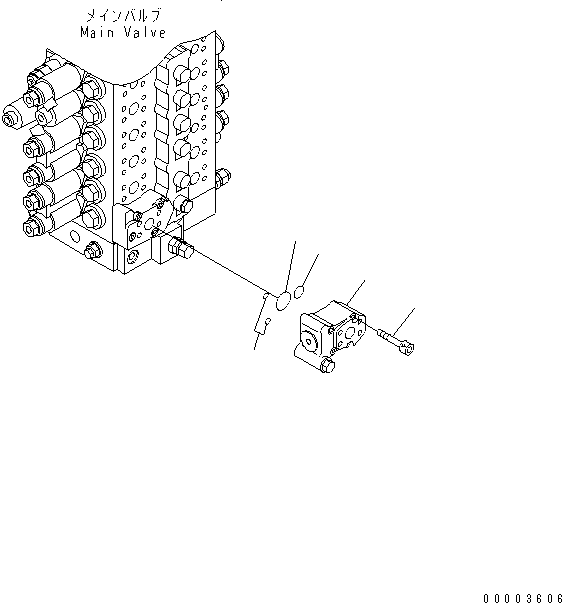 Клапан в сборе (\0\723-40-82202) KOMATSU