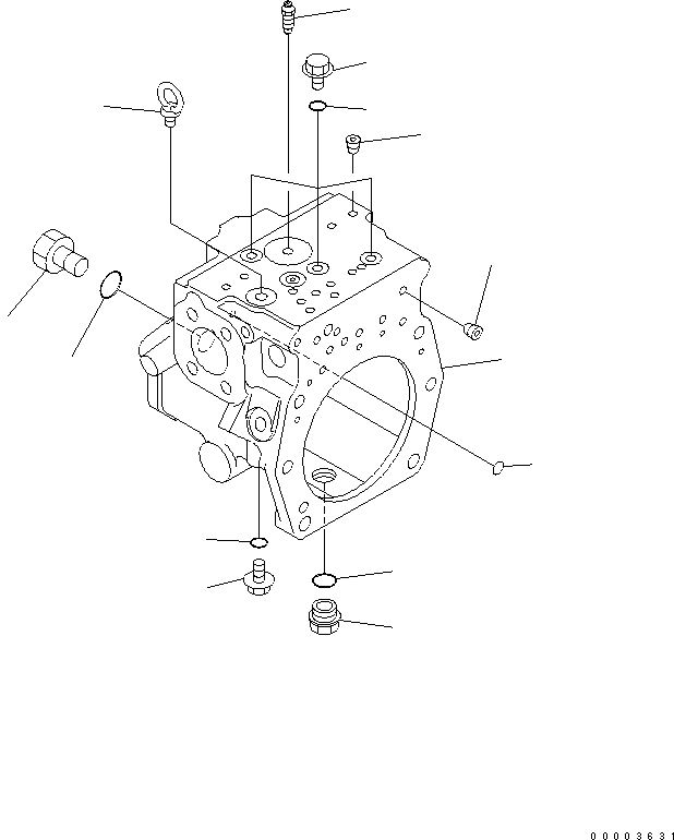 насос в сборе (708-2L-01301) KOMATSU