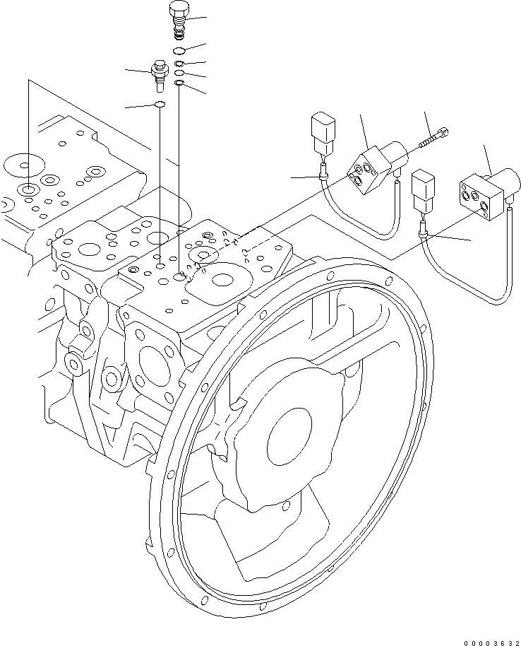 Пробка 708-2L-35530 KOMATSU