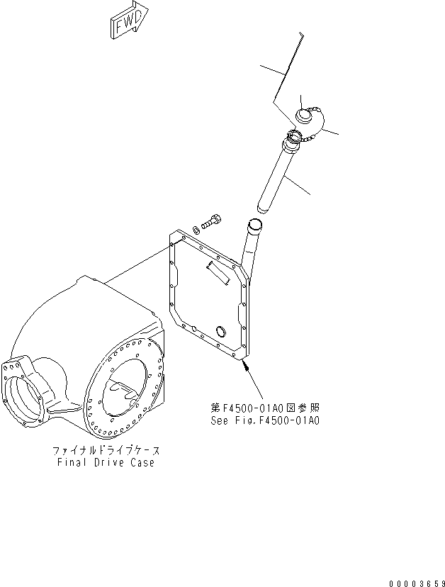 Указатель 23B-22-31461 KOMATSU