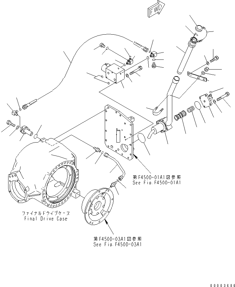 болт 01010-61080 KOMATSU