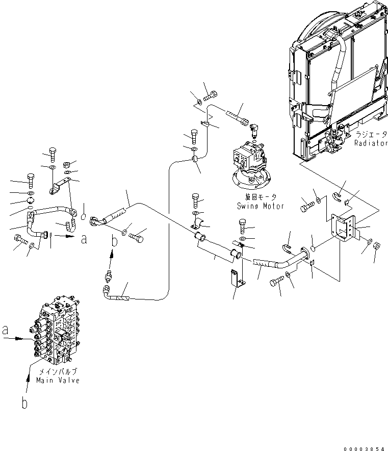 Шланг 22U-62-25890 KOMATSU