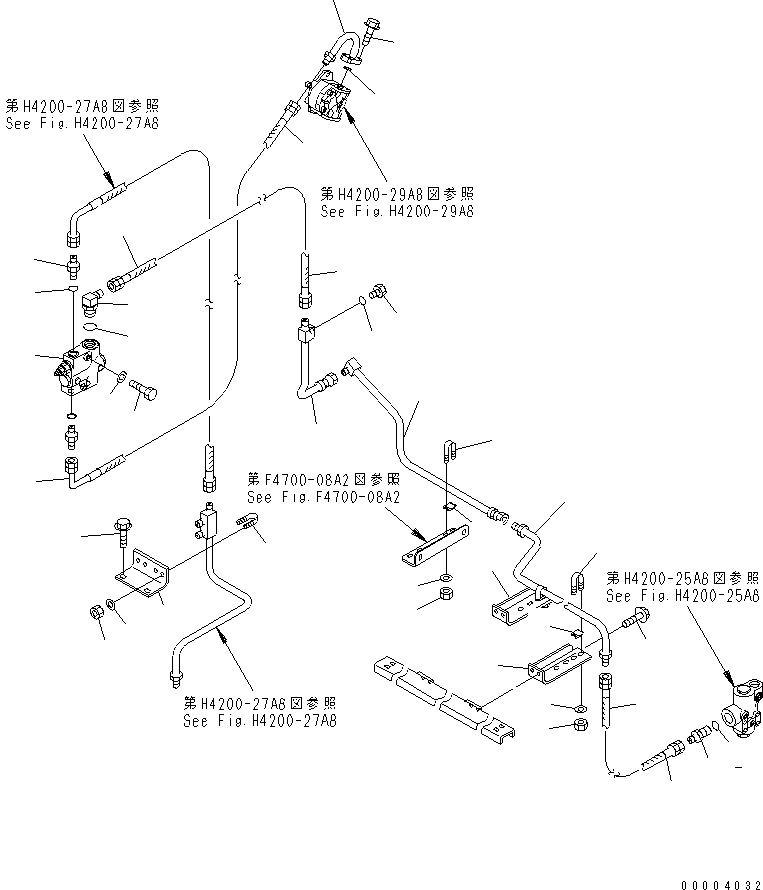 Шланг 07633-00407 KOMATSU