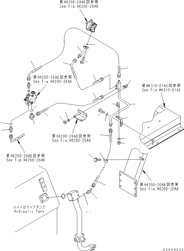 Шланг 07623-00407 KOMATSU