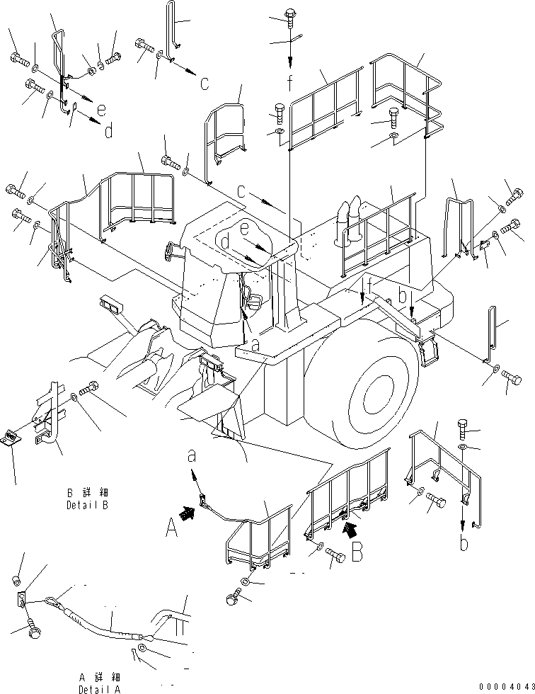 Винт 01220-40630 KOMATSU