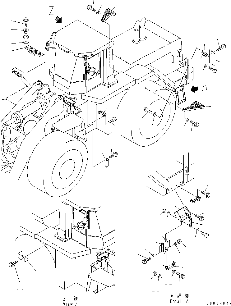 Подножка 428-T86-1640 KOMATSU