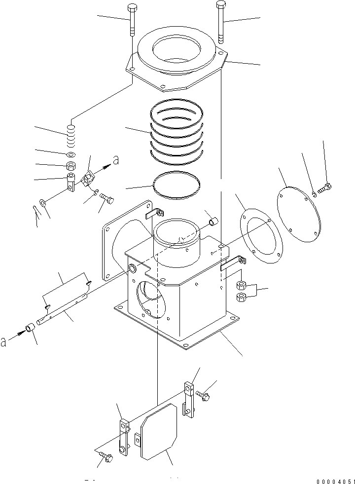 Палец 04050-04022 KOMATSU