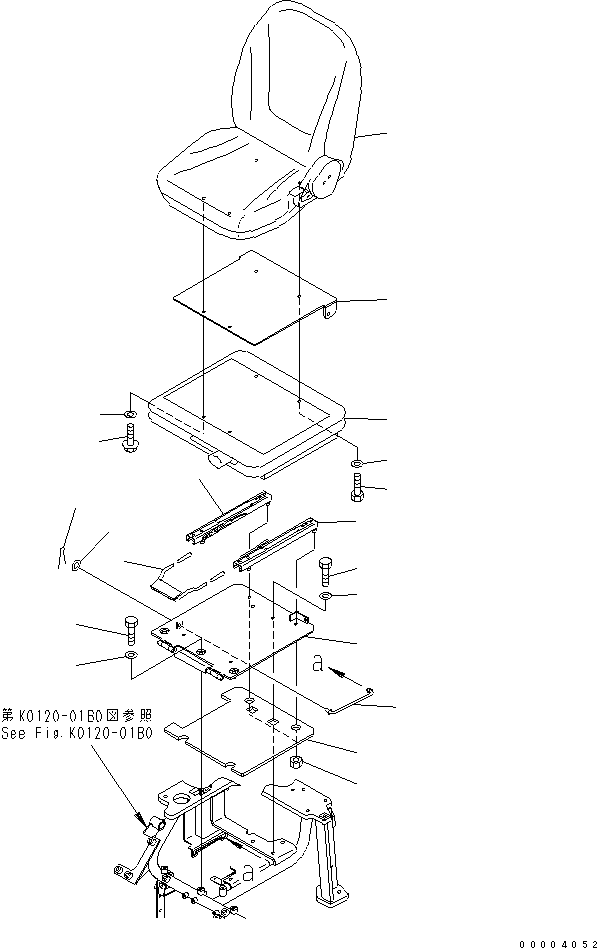 Шплинт 04050-11615 KOMATSU