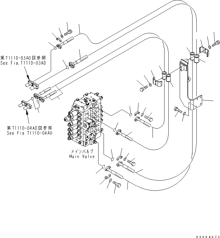 Шланг 22U-62-22161 KOMATSU