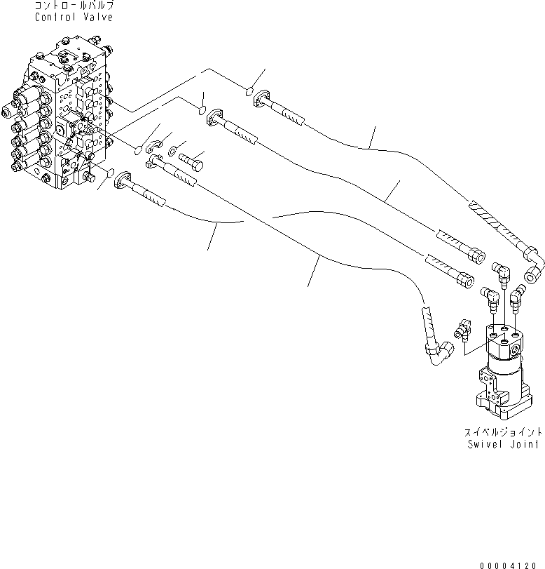 Шланг 22U-62-23950 KOMATSU