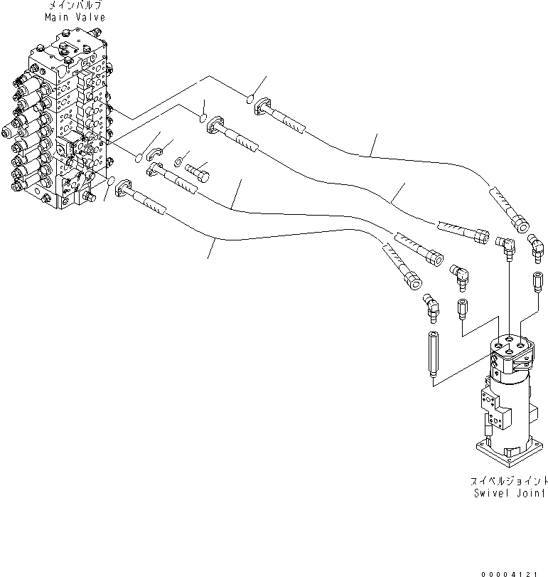 Шланг 22U-62-22211 KOMATSU