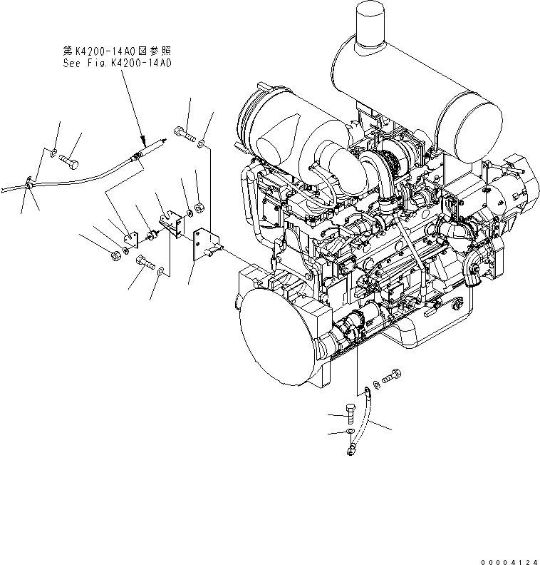 Кабель 421-06-32760 KOMATSU
