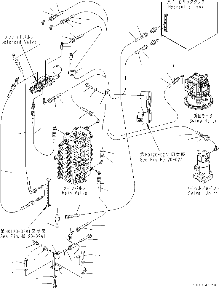 HOSE¤ 1800MM 07184-00318 KOMATSU