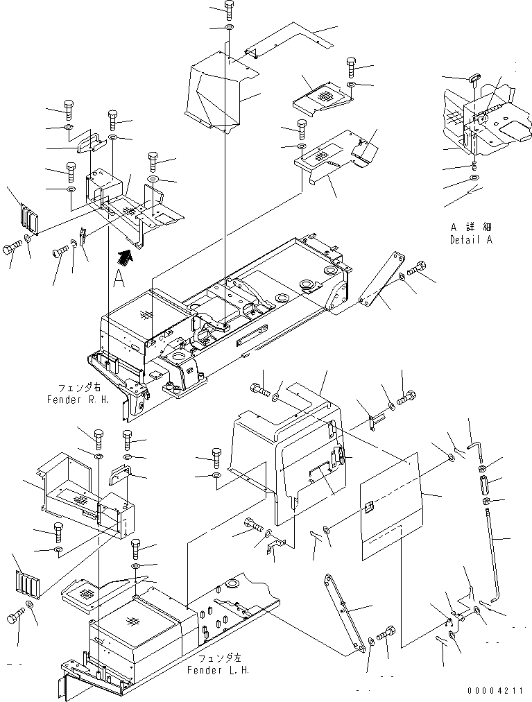 болт 01010-83070 KOMATSU