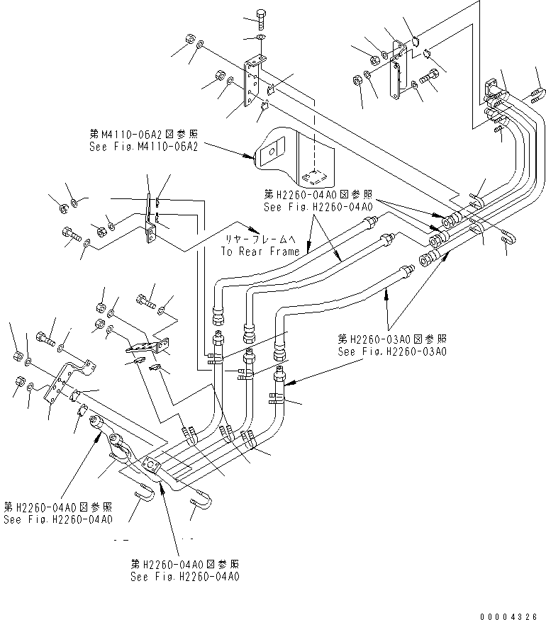 Кронштейн 427-Z90-2260 KOMATSU