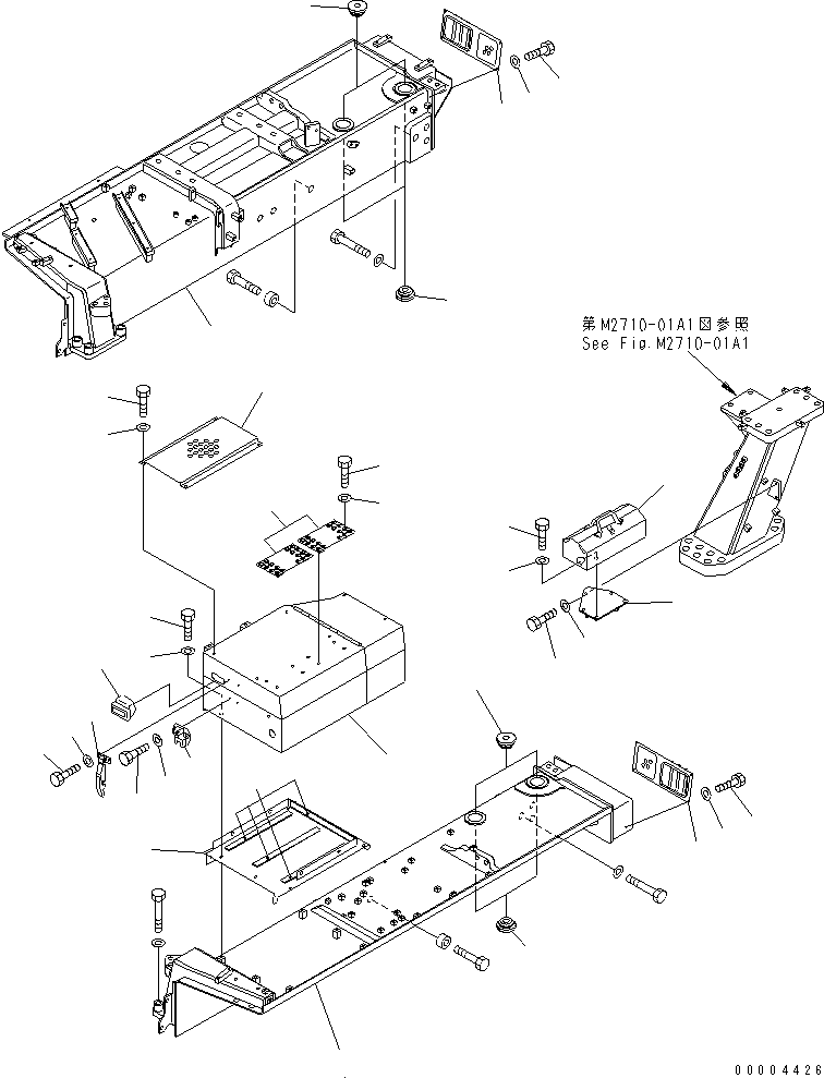 Подушка аккумулятора 08007-23549 KOMATSU