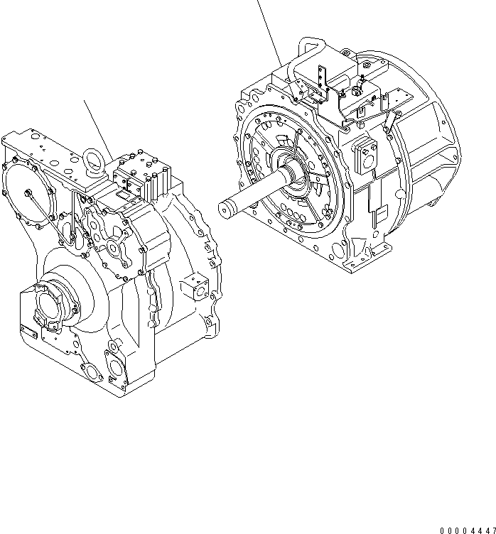 трансмиссия в сборе 195-15-51075 KOMATSU