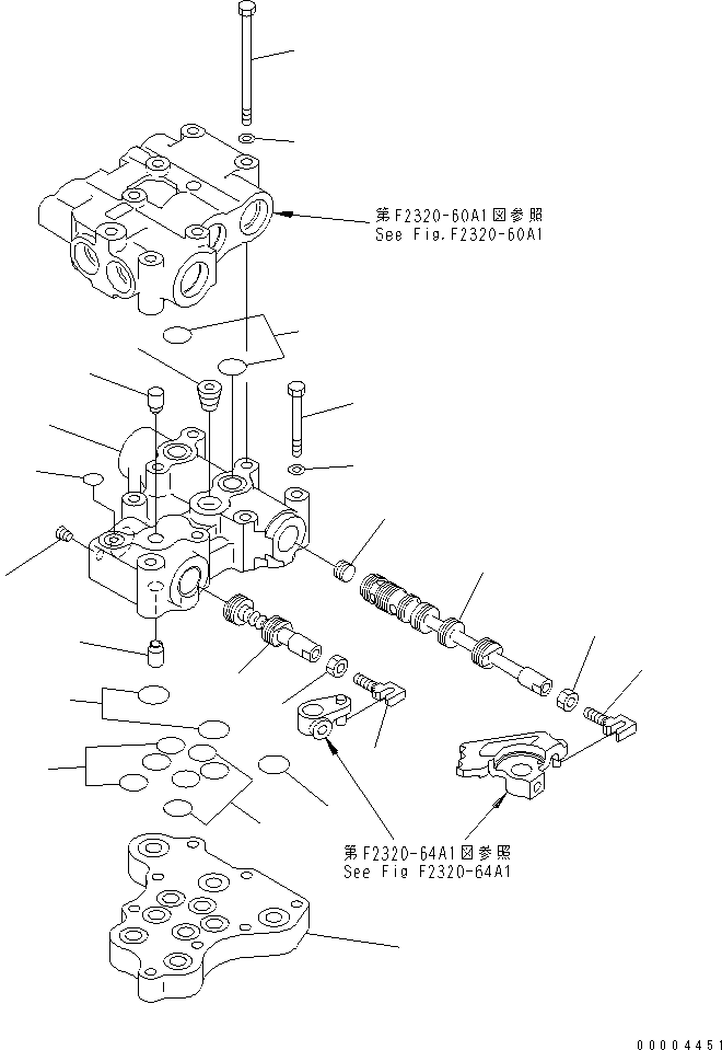 управляющий клапан в сборе 195-15-03510 KOMATSU