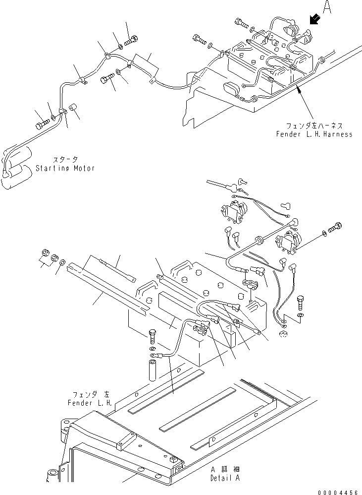Провод массы 08028-55040 KOMATSU