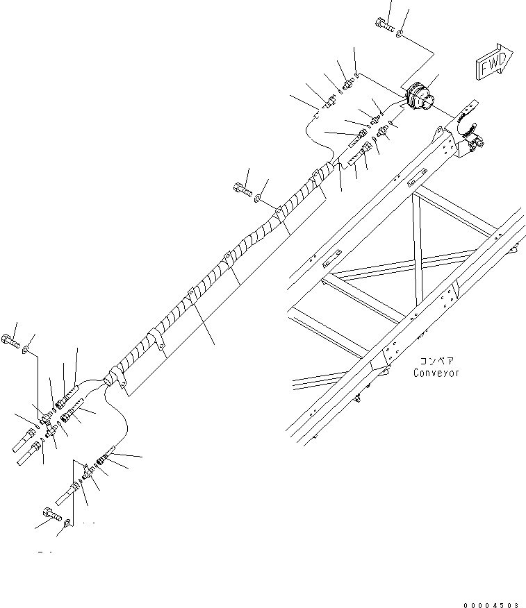 Шланг 02753-00435 KOMATSU