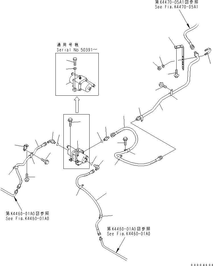 Шланг 07108-20307 KOMATSU