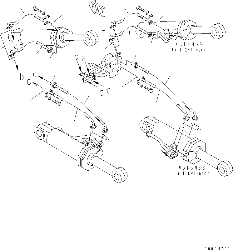 HOSE,(B) 07126-11010 KOMATSU