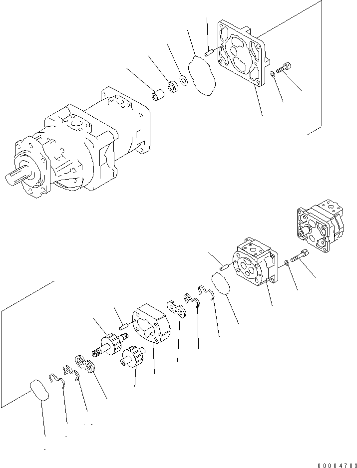 корпус редуктора (\7\705-17-36010) KOMATSU