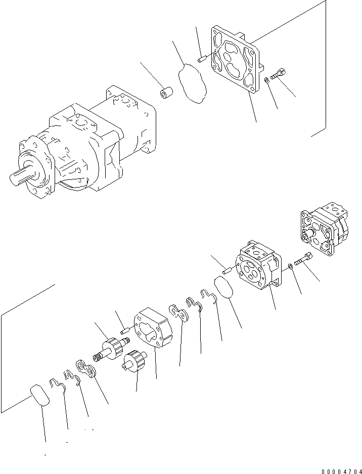корпус редуктора (\7\705-17-40010) KOMATSU