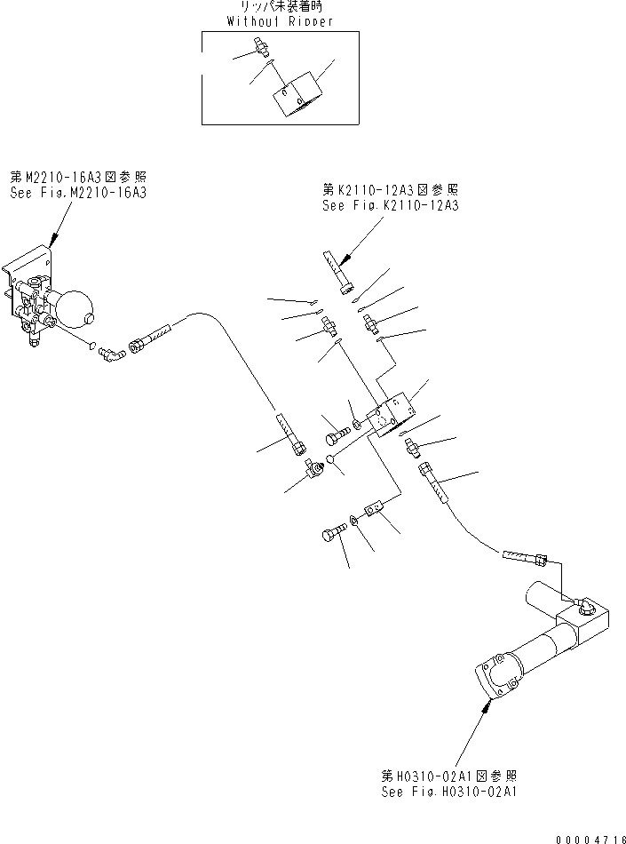 HOSE,(B) 07102-30505 KOMATSU