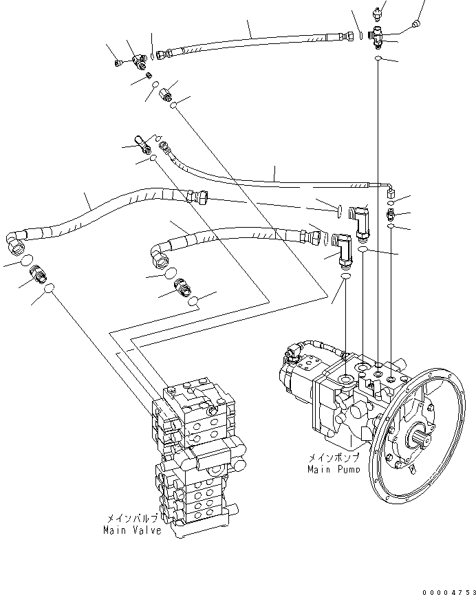 Переходник 203-62-58880 KOMATSU