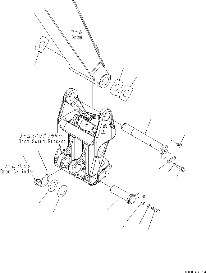 Палец 22P-70-11360 KOMATSU