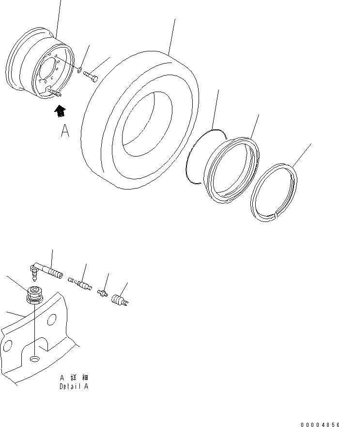 Уплотнительное кольцо круглого сечения 232-30-54340 KOMATSU