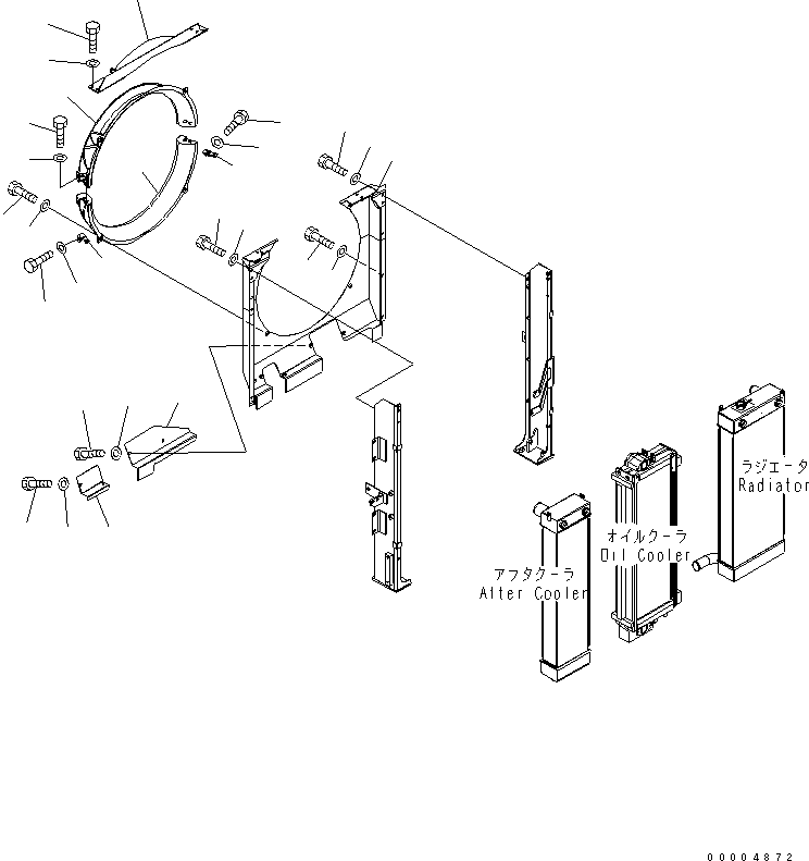 Крышка 22U-03-22290 KOMATSU