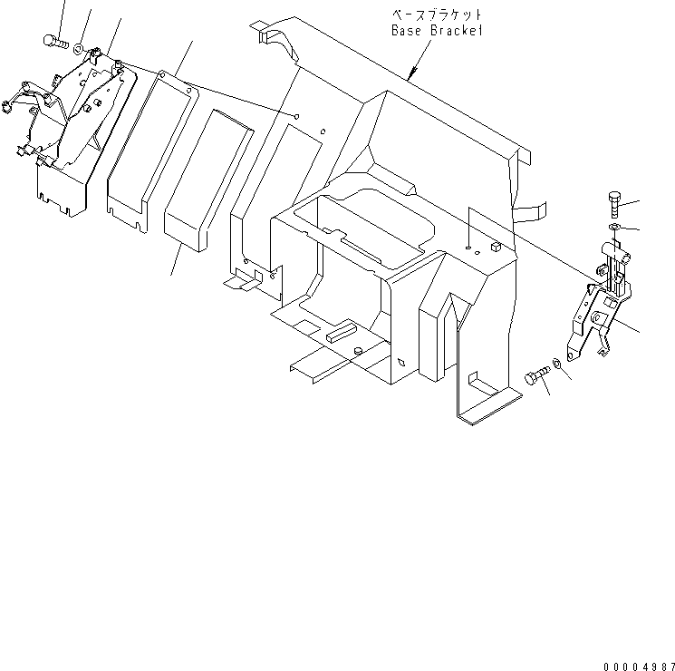 Лист 22L-54-12460 KOMATSU