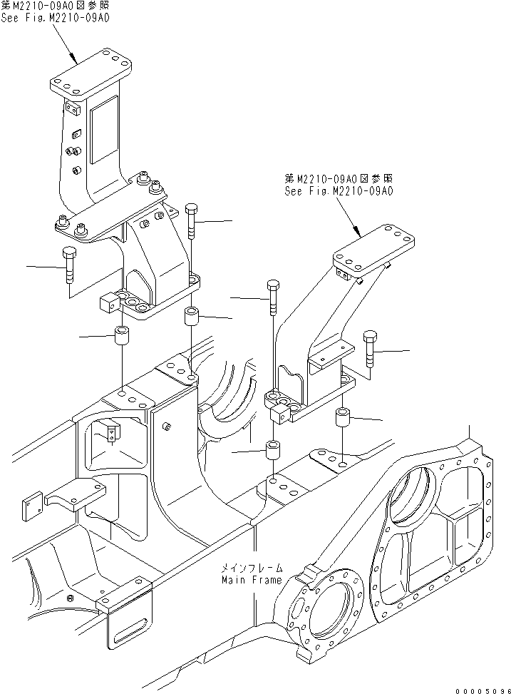 Болт 14X-09-31110 KOMATSU