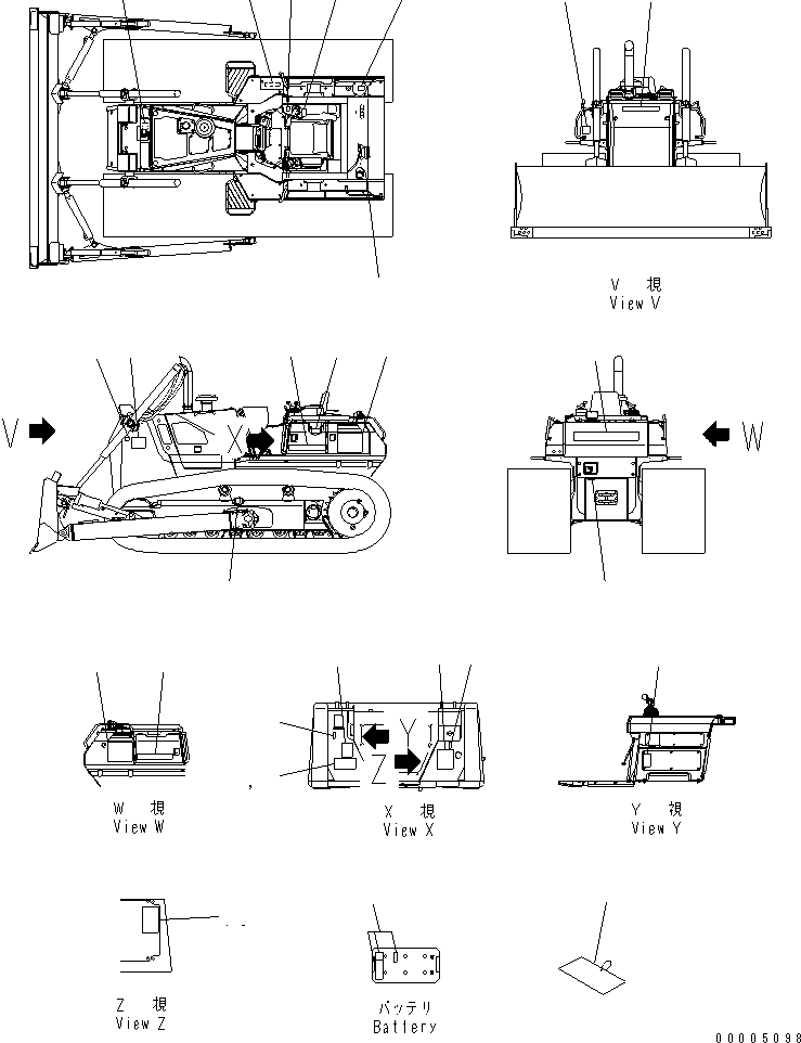 Табличка с логотипом Komatsu 09690-P0560 KOMATSU
