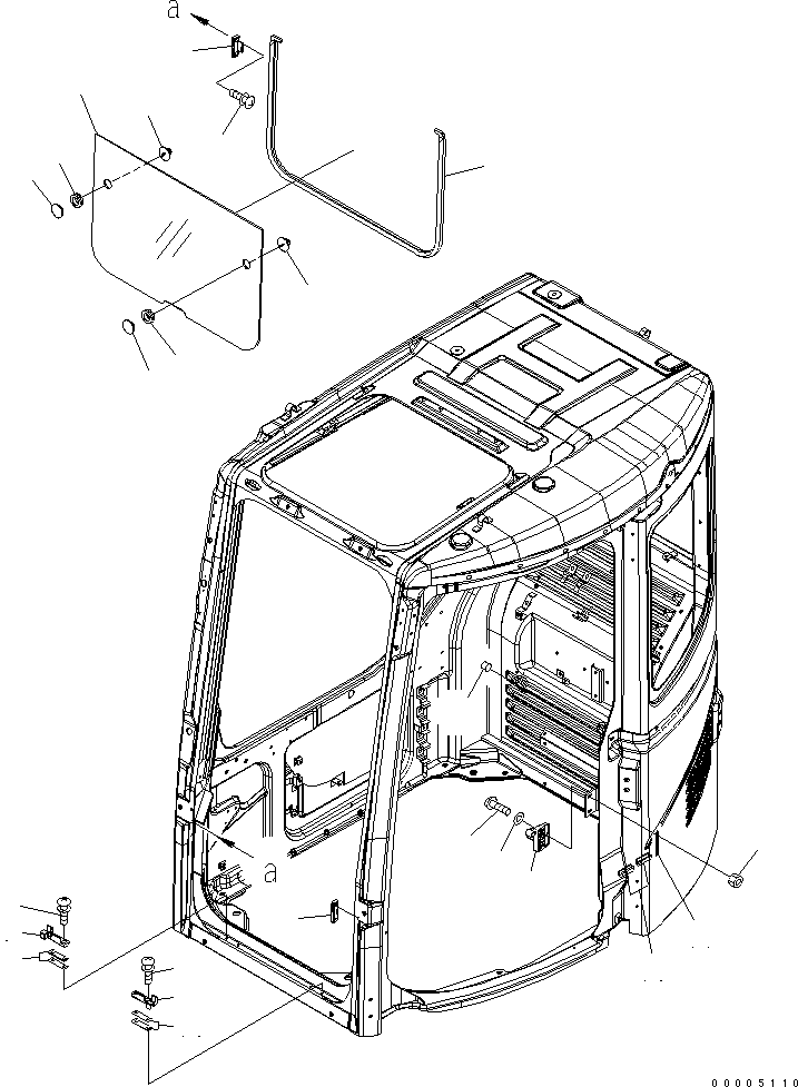 Пластина 22B-54-15580 KOMATSU