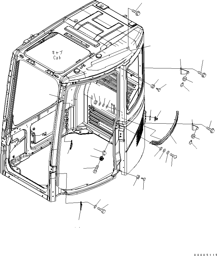Направляющая 22B-54-16633 KOMATSU
