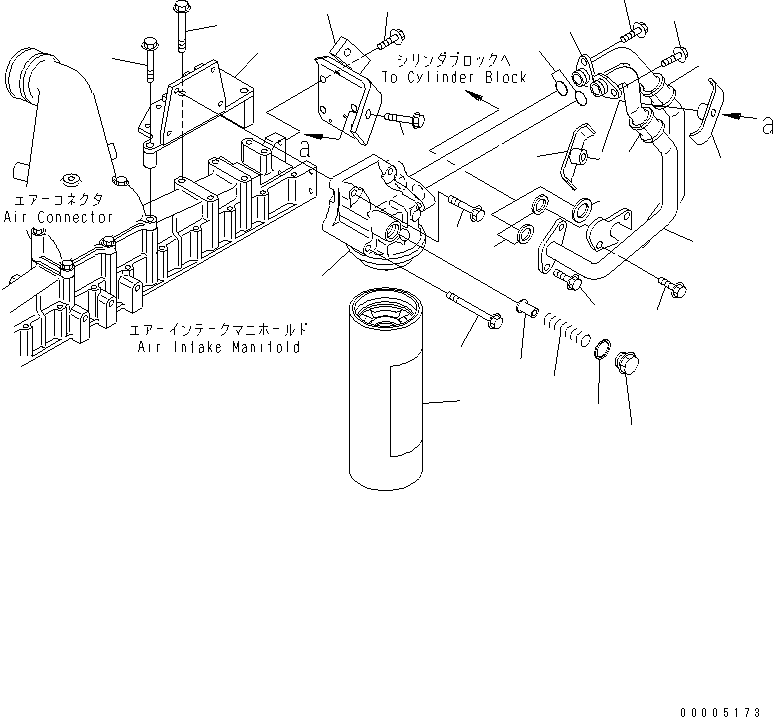 TUBE,OUTLET 6155-51-5782 KOMATSU