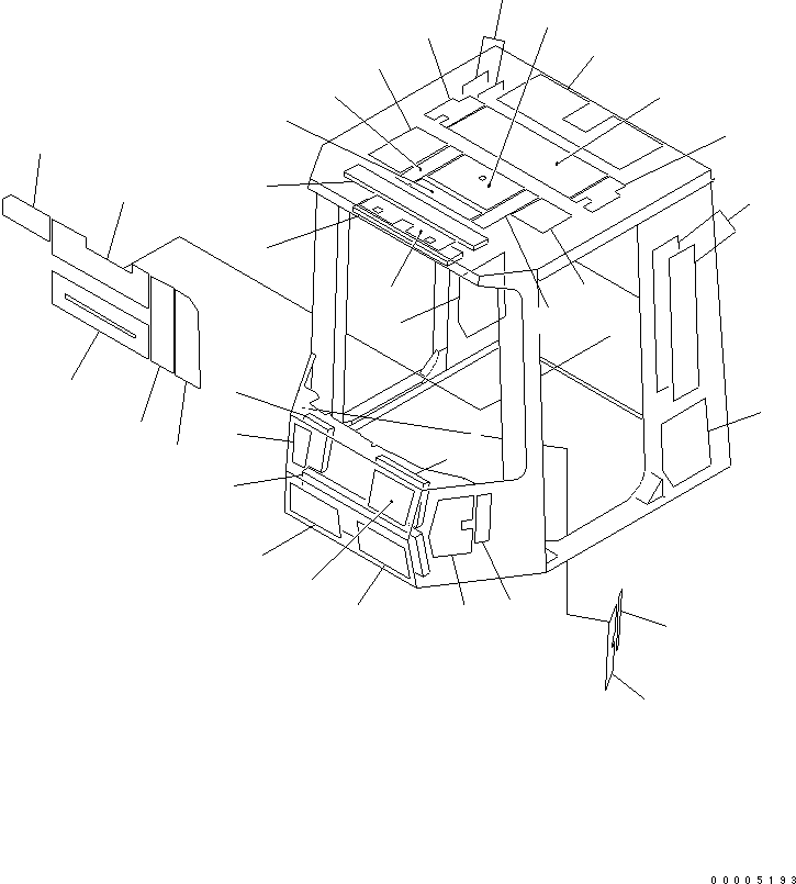 Лист 428-56-21580 KOMATSU