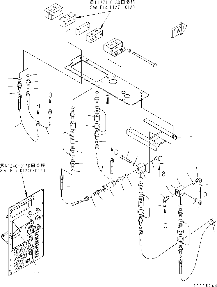 Шланг с торцевым уплотнением 02765-00409 KOMATSU