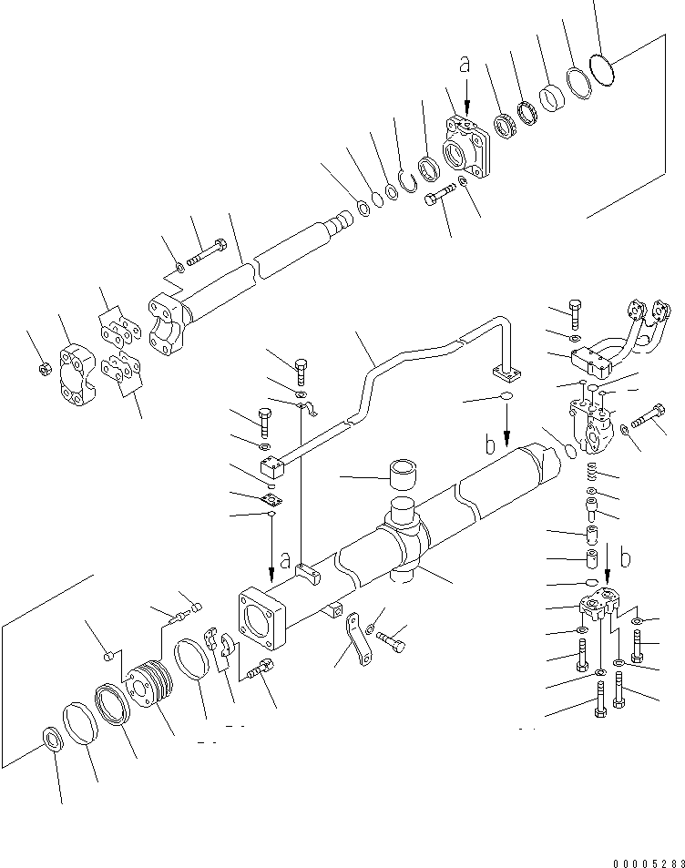 Хомут 07282-03411 KOMATSU