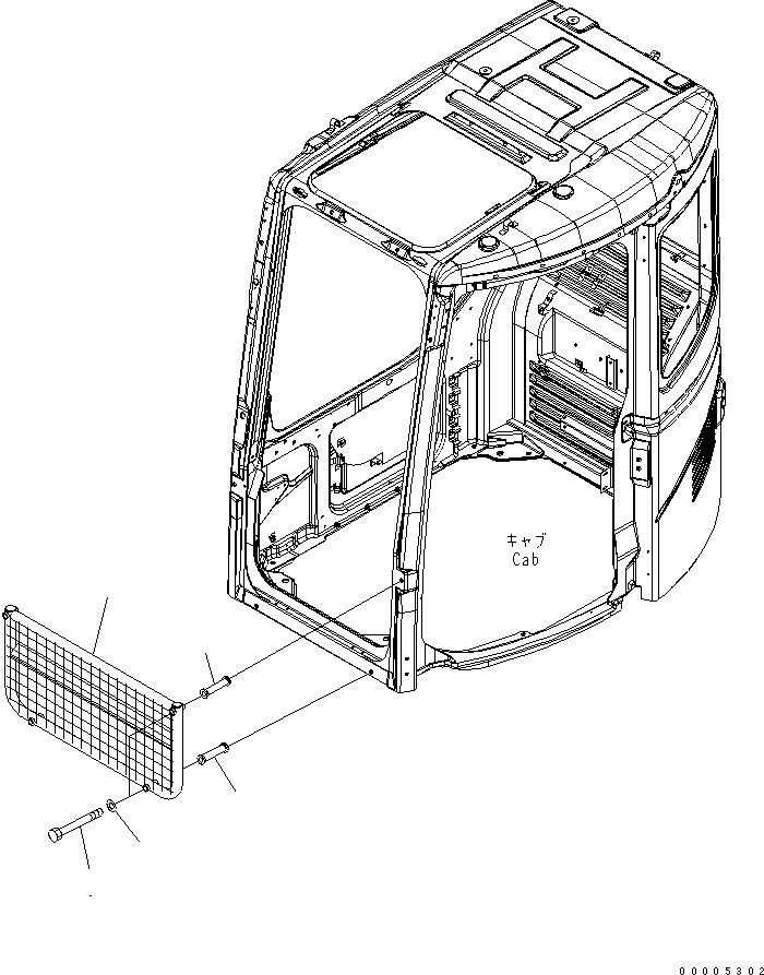 Болт 01011-D1260 KOMATSU