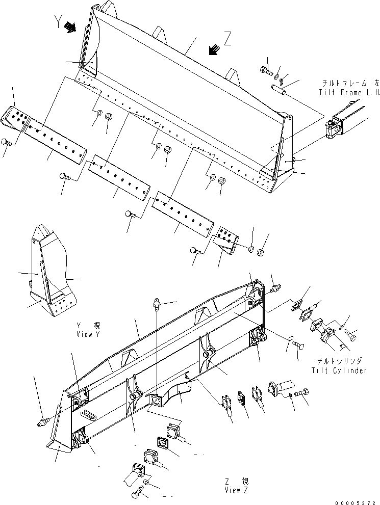 Щётка стеклоочистителя 154-929-7111 KOMATSU
