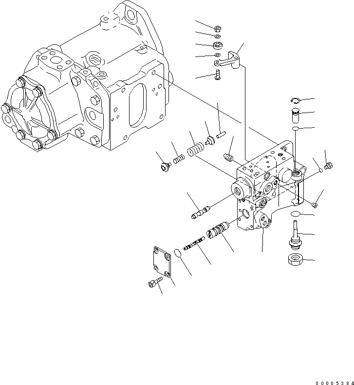 SERVO VALVE ASS'Y 708-1L-03411 KOMATSU